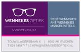 Oogspecialist Brillen & Lenzen Wennekes Optiek kosten opticien